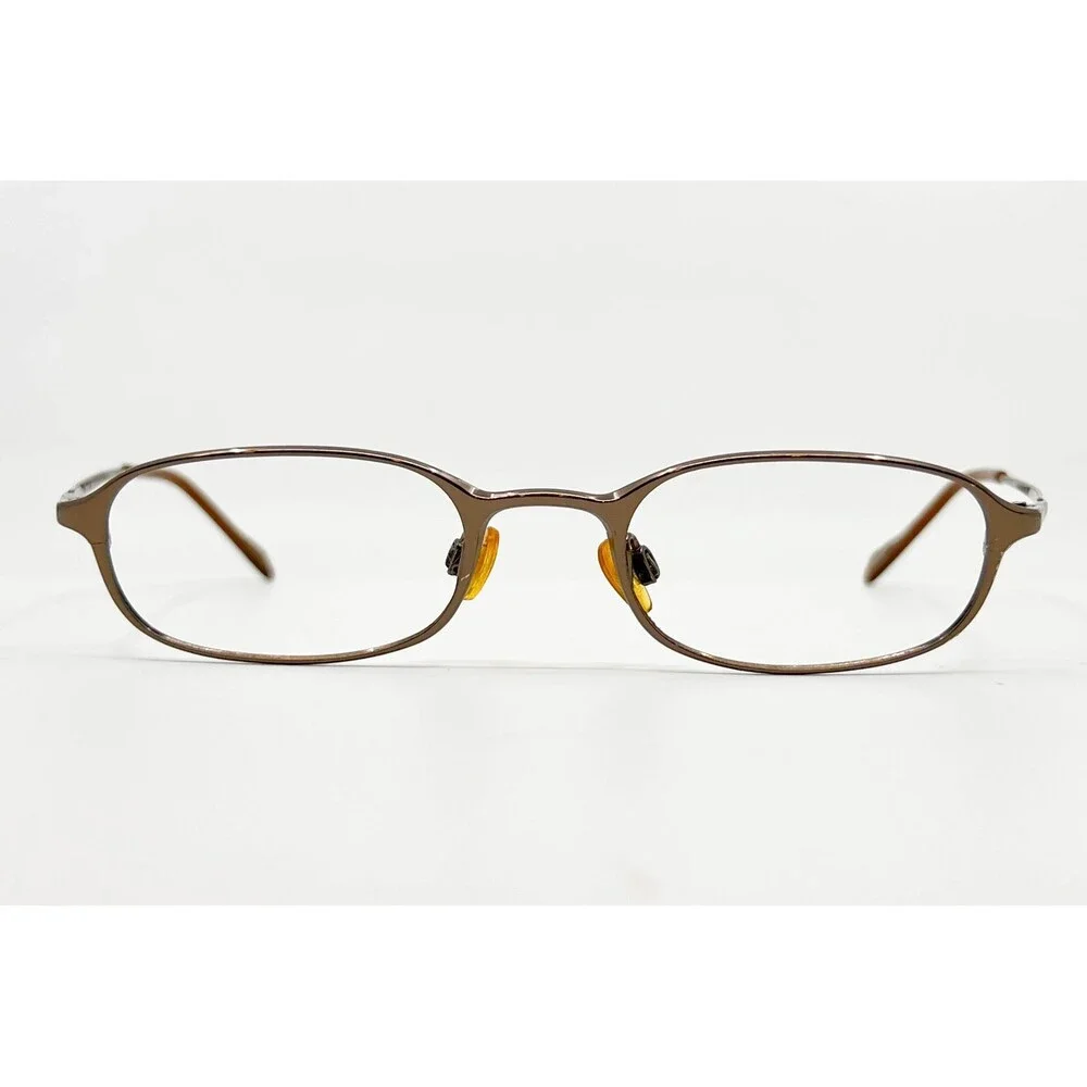 Organix Eyeglasses Frames Unisex Brown Oval OR222 564 48-20-140mm